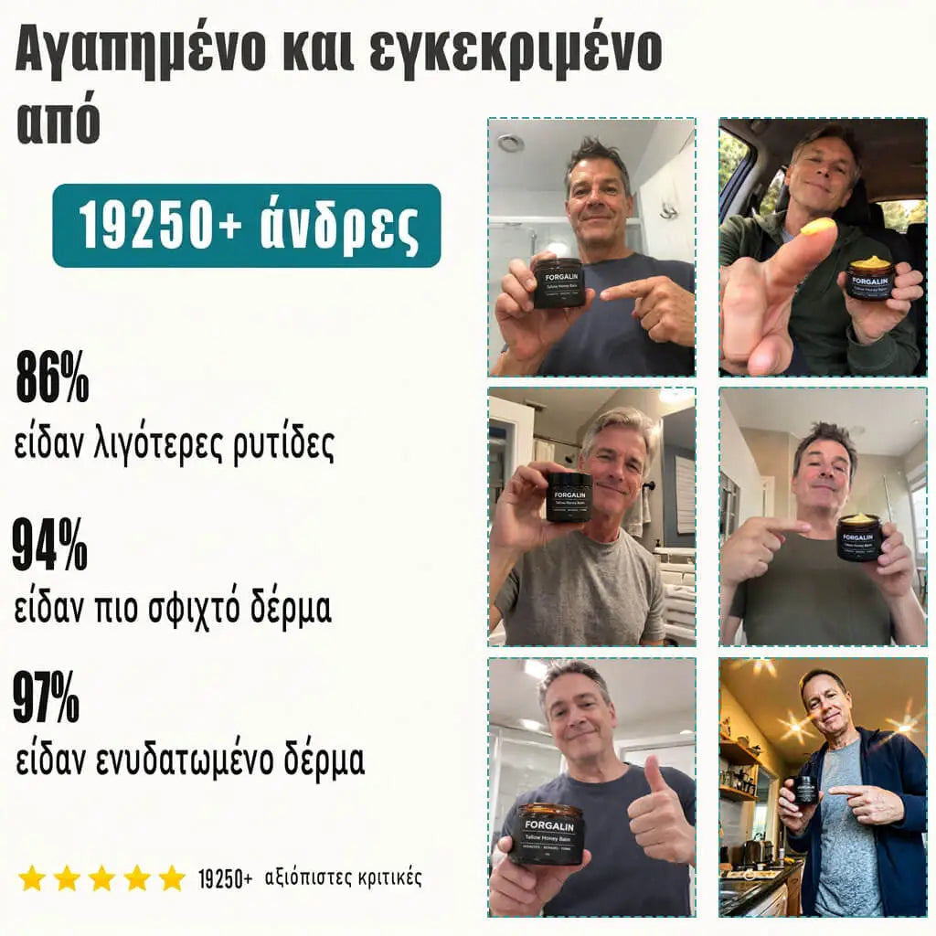 FORGALIN™  No1 ανδική κρέμα κατά των ρυτίδων και της γήρανσης!