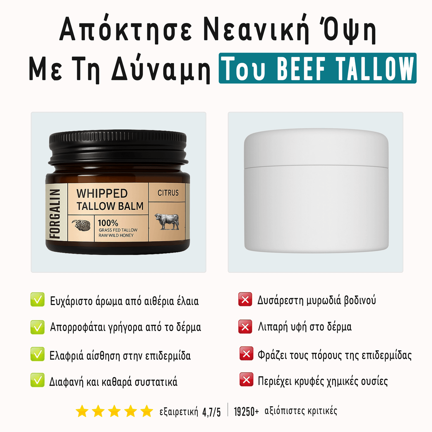 FORGALIN™  No1 ανδική κρέμα κατά των ρυτίδων και της γήρανσης!